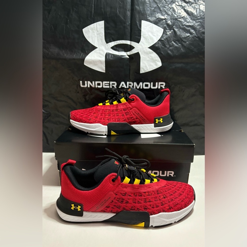 Under Armour Men's TriBase Reign 5 Training Shoes Red athletic sneakers  3026909